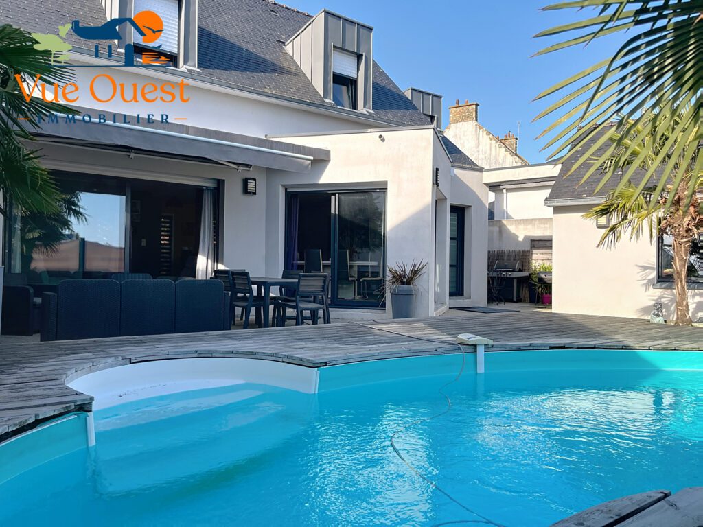 MERLEVENEZ - Contemporaine 4 chambres dont une au plain-pied !